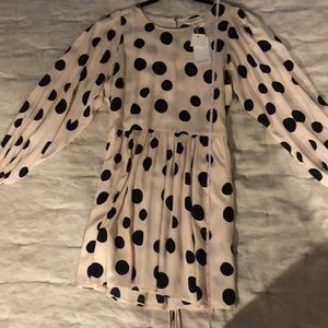Beautiful polka dot knee length dress